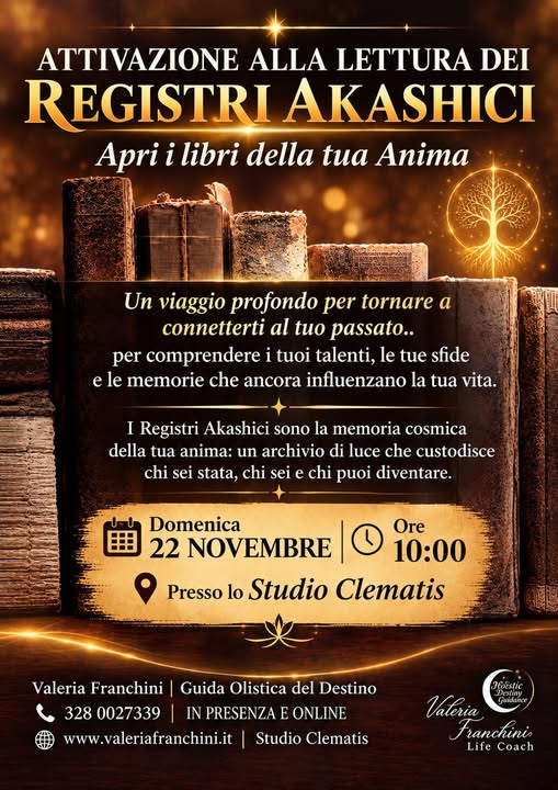 Attivazione lettura registri akashici